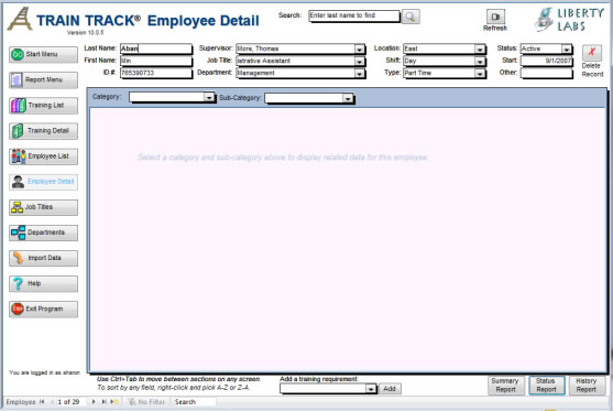 employee details employee name list